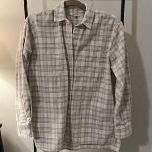Corduroy ex boyfriend in Lombard plaid XS NWT